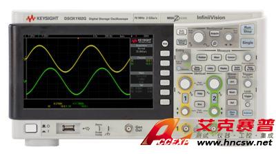 keysight是德 DSOX1102G 示波器：70/100 MHz，2 個(gè)模擬通道