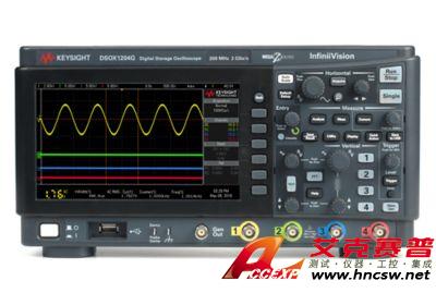 keysight是德 DSOX1204G 示波器：70/100/200 MHz，4 個(gè)模擬通道