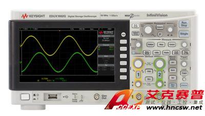 keysight是德 EDUX1002G 示波器：50 MHz，2 個模擬通道