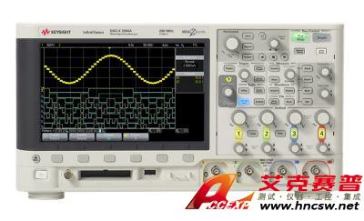 keysight是德 DSOX2004A 示波器：70 MHz，4 個模擬通道